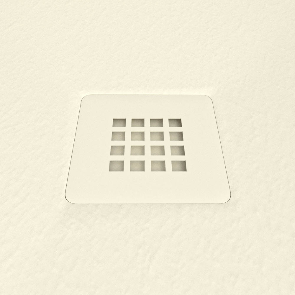 Plato ducha resina MYSTONE Crema RAL 1013 y otros colores exclusivos textura pizarra antibacteriano y antideslizante - Imagen 2