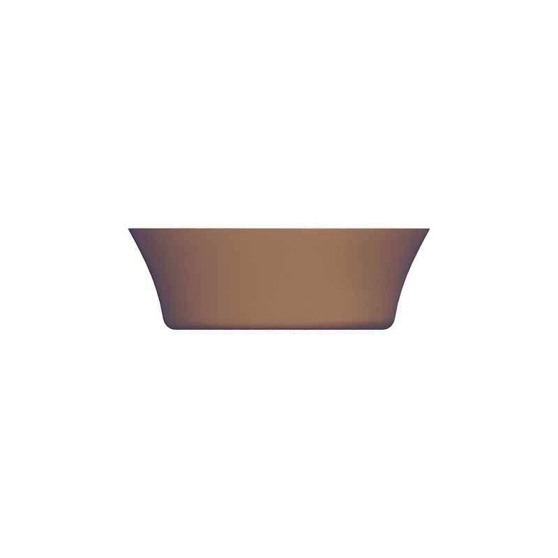 Lavabo sobre encimera AJAX Solid Surface Tierra - Imagen 2