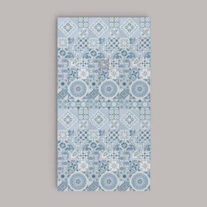 Plato de ducha resina textura pizarra. Efecto en Hidráulico Star Blue - antideslizante STONE 3D moderno